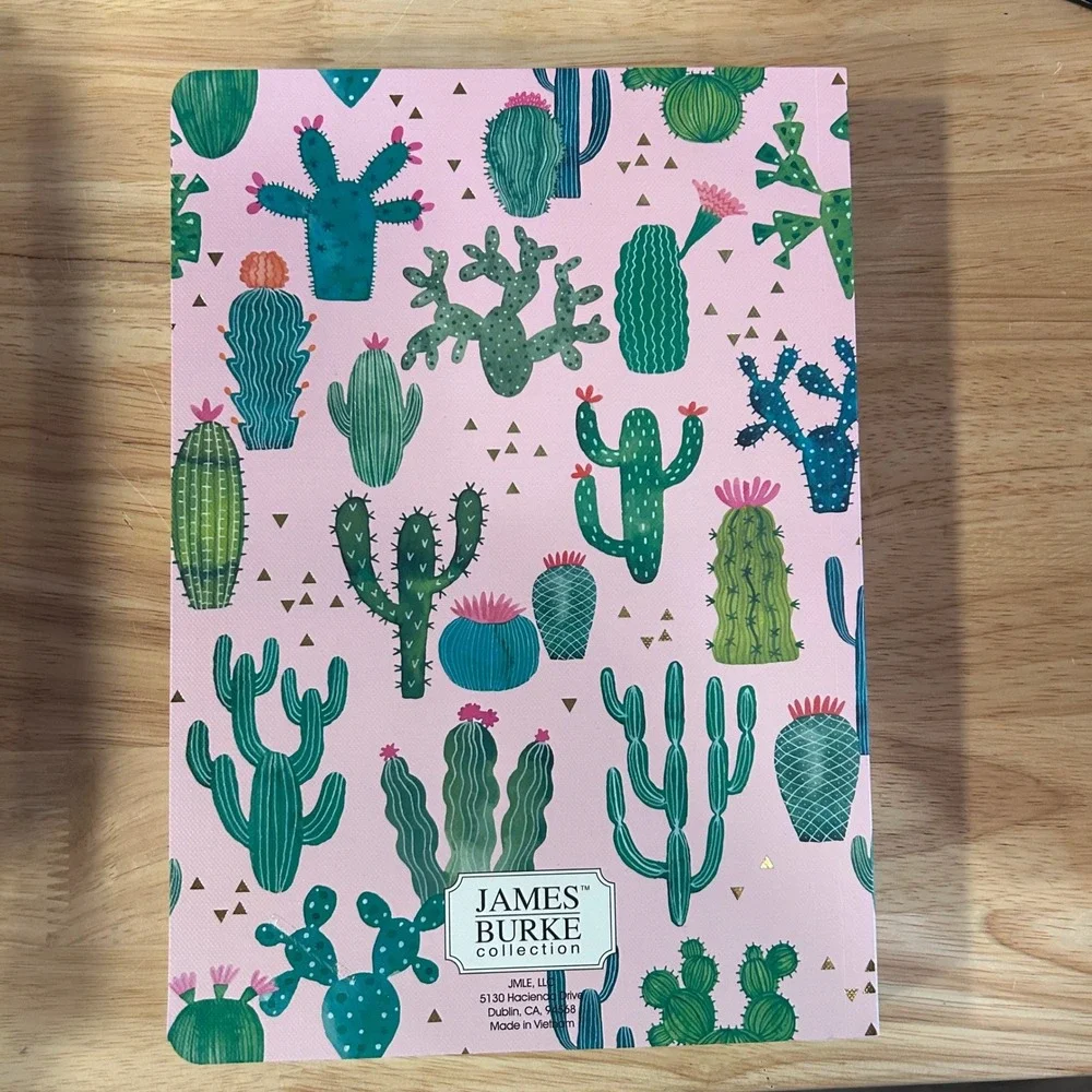 Sheffield Home‎ Pink Cactus Notebook & Cowboy Boot List Pad Notepad Set